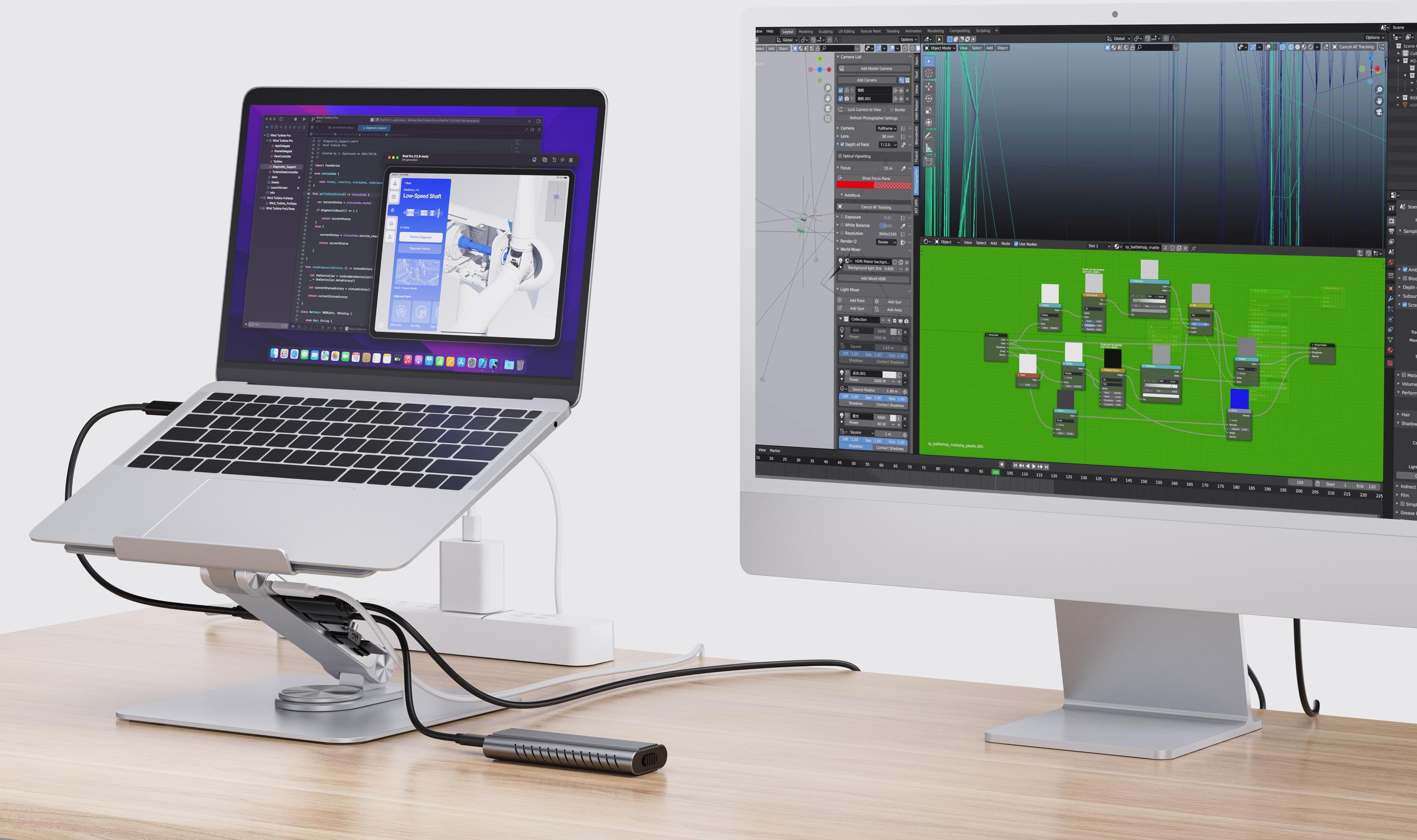 conceptronic - Base Conceptronic 7-in-1 para Portátil USB 3.2 Gen 1 Docking Sation