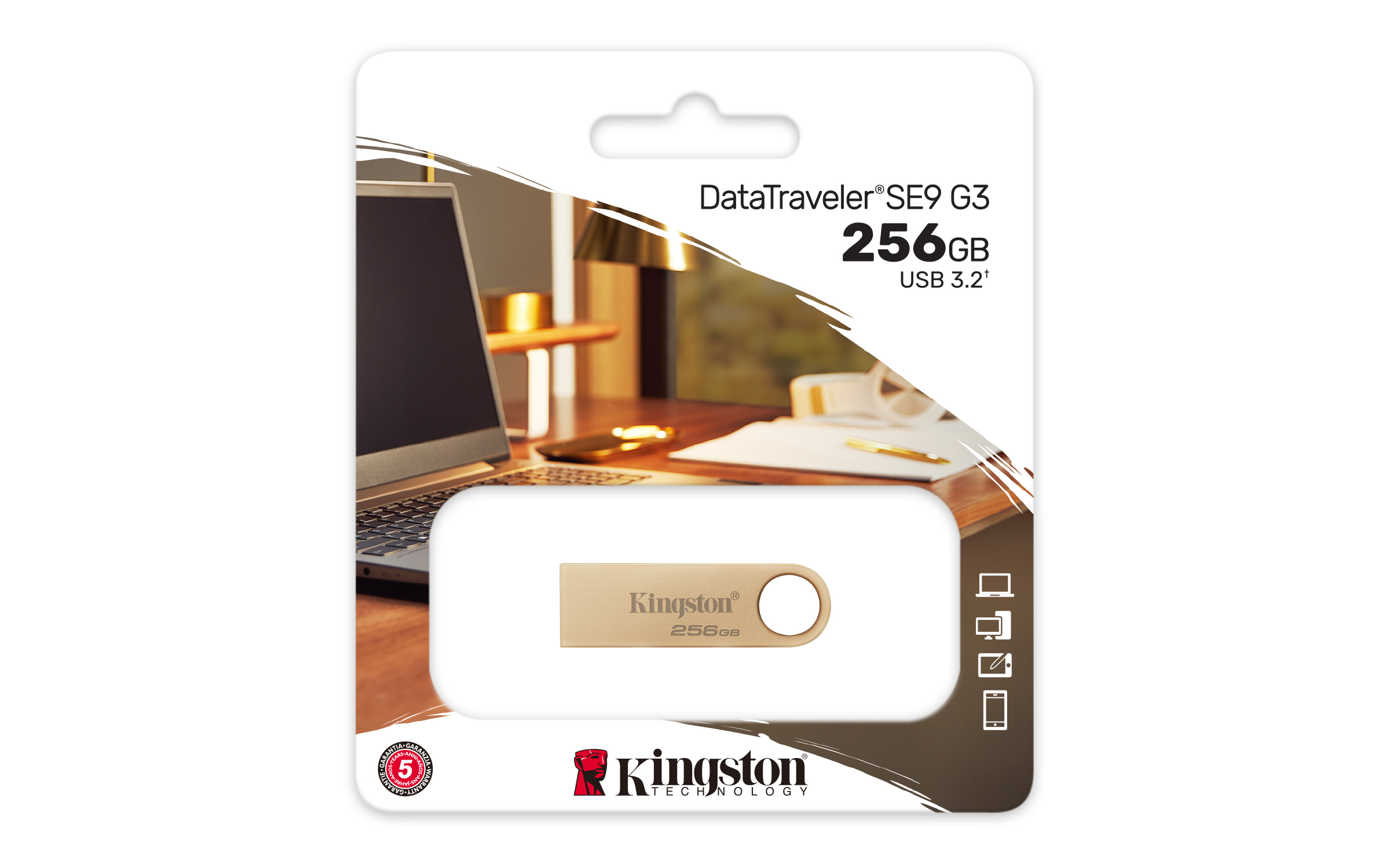 Picture of Picture of Pen Kingston DataTraveler SE9 G3 256GB USB3.2 Gen 1