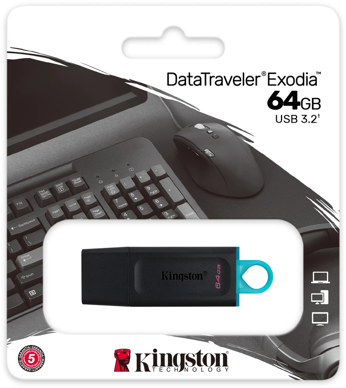 Kingston - Pen Kingston DataTraveler Exodia 64GB USB3.2 Gen 1