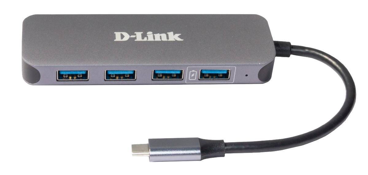 Picture of Picture of HUB USB D-Link USB-C Macho > 3 x USB 3.0 (SS) + 1 x USB 3.0 Quick Charge (BC 1.2) + 1 x USB-C (Thunderbolt 3) (PD60W)