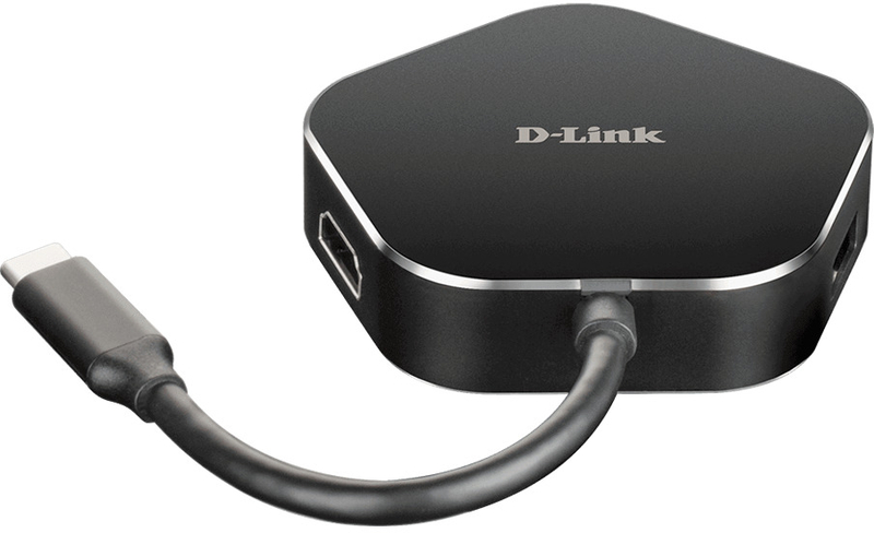 Picture of Picture of HUB USB D-Link USB-C Macho para 2 x USB 3.0 Tipo A Hemea + 1 x HDMI + 1 x USB-C (até 60W)