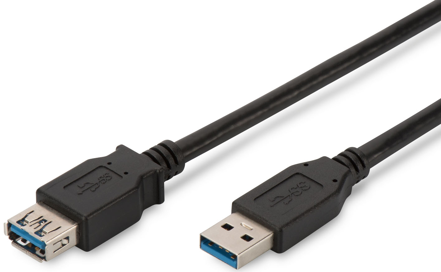 Picture of Picture of Cable USB 3.0 Ewent Tipo A Macho para Tipo A Hemea 3 M Negro