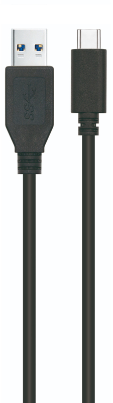Ewent - Cable USB 3.2 Gen1 5Gbps 3A, USB-C/M-A/M, Negro, AWG24, 1.8 M