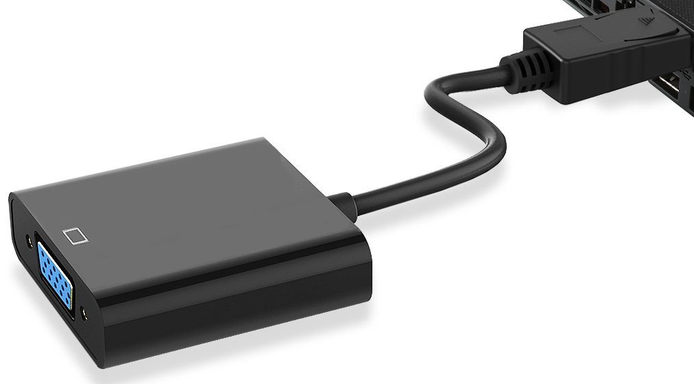Picture of Picture of Adaptador Gigabit Ewent DisplayPort para VGA M/F