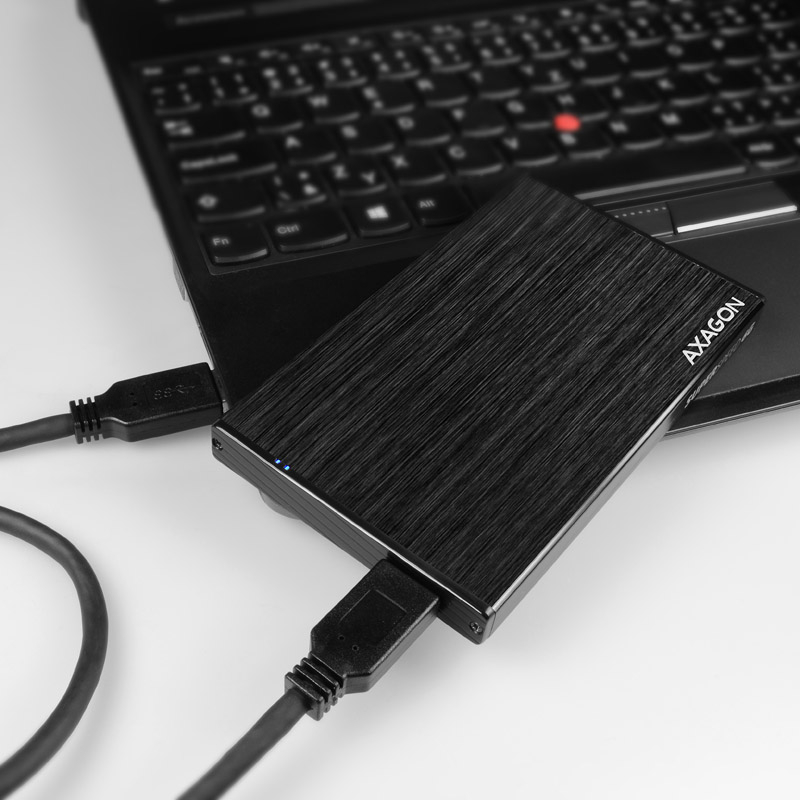 Picture of Picture of Caja Externo AXAGON EE25-XA6 para SSD/HDD 2.5" USB3.0, SATA 6G, Aluminio