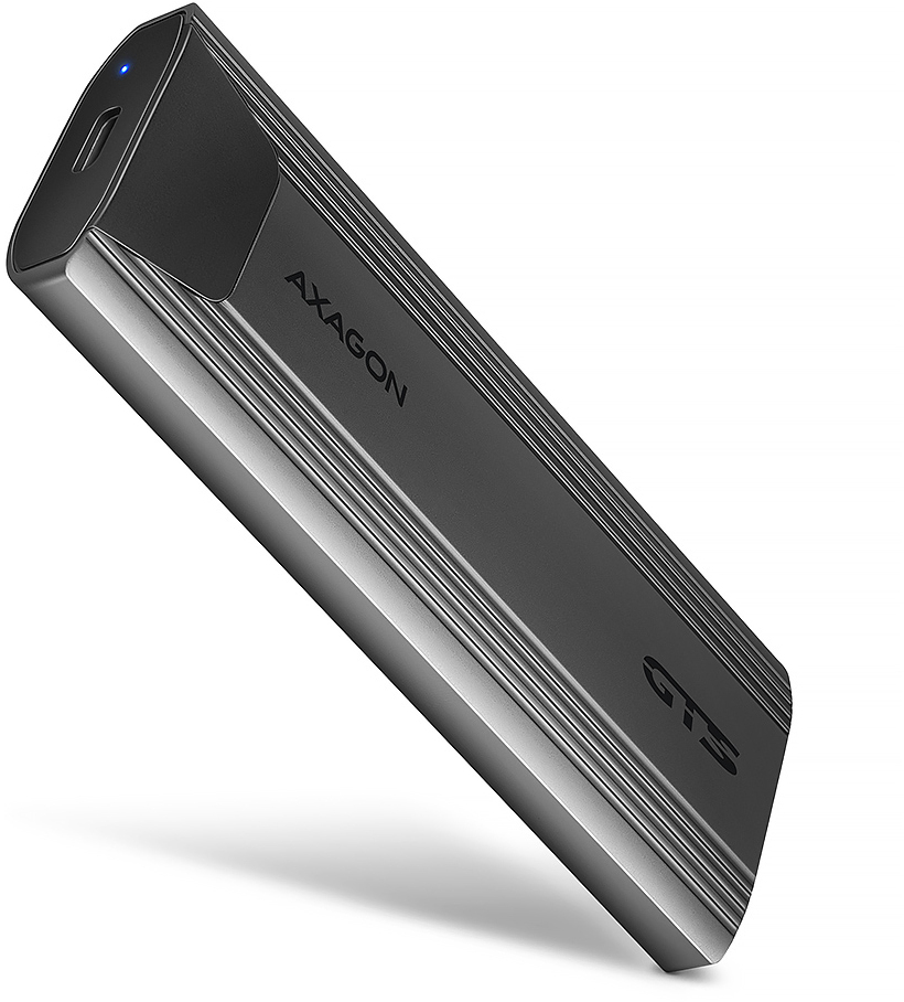 Picture of Picture of Caja SSD AXAGON EEM2-GTS2 USB-C 3.2 Gen2 - M.2 NVMe SSD THIN