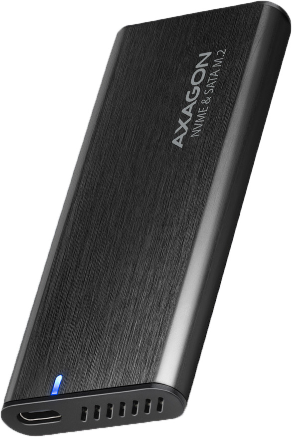 AXAGON - Caja Externa AXAGON EEM2-SB2 USB-C 3.2 Gen 2, SSD M.2 - Negro