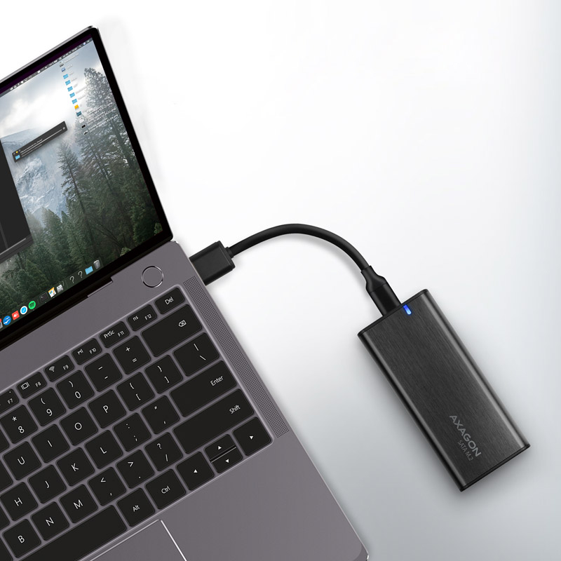 Picture of Picture of Caja Externa AXAGON EEM2-SBC para M.2/SSD USB-C 3.2 Gen2 - Negro