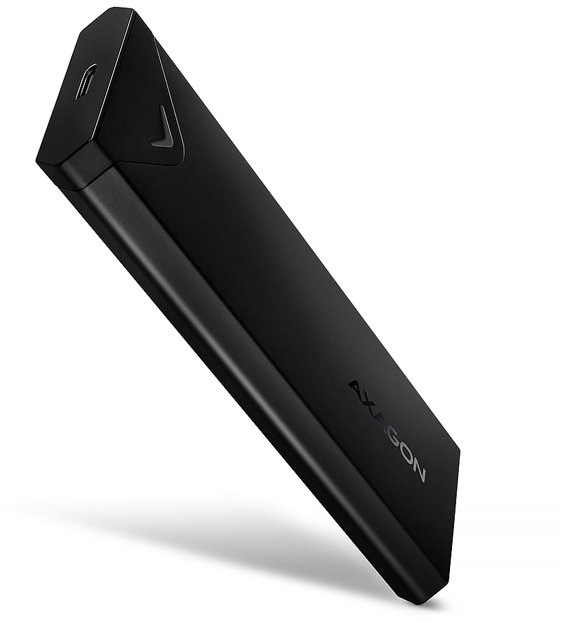 Picture of Picture of Caja SSD AXAGON EEM2-UB2 USB-C 3.2 Gen2 - M.2 NVMe SSD ARROW