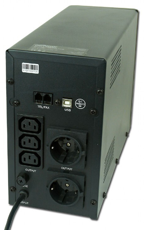 Picture of Picture of UPS Gembird EG-UPS-034 1500VA Schuko/IEC/USB Negro