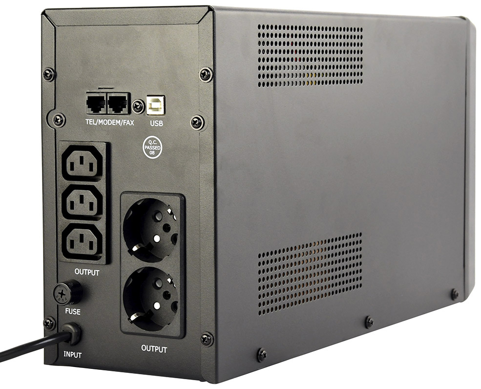 Picture of Picture of UPS Gembird EG-UPS-035 2000VA Schuko/IEC/USB Negro