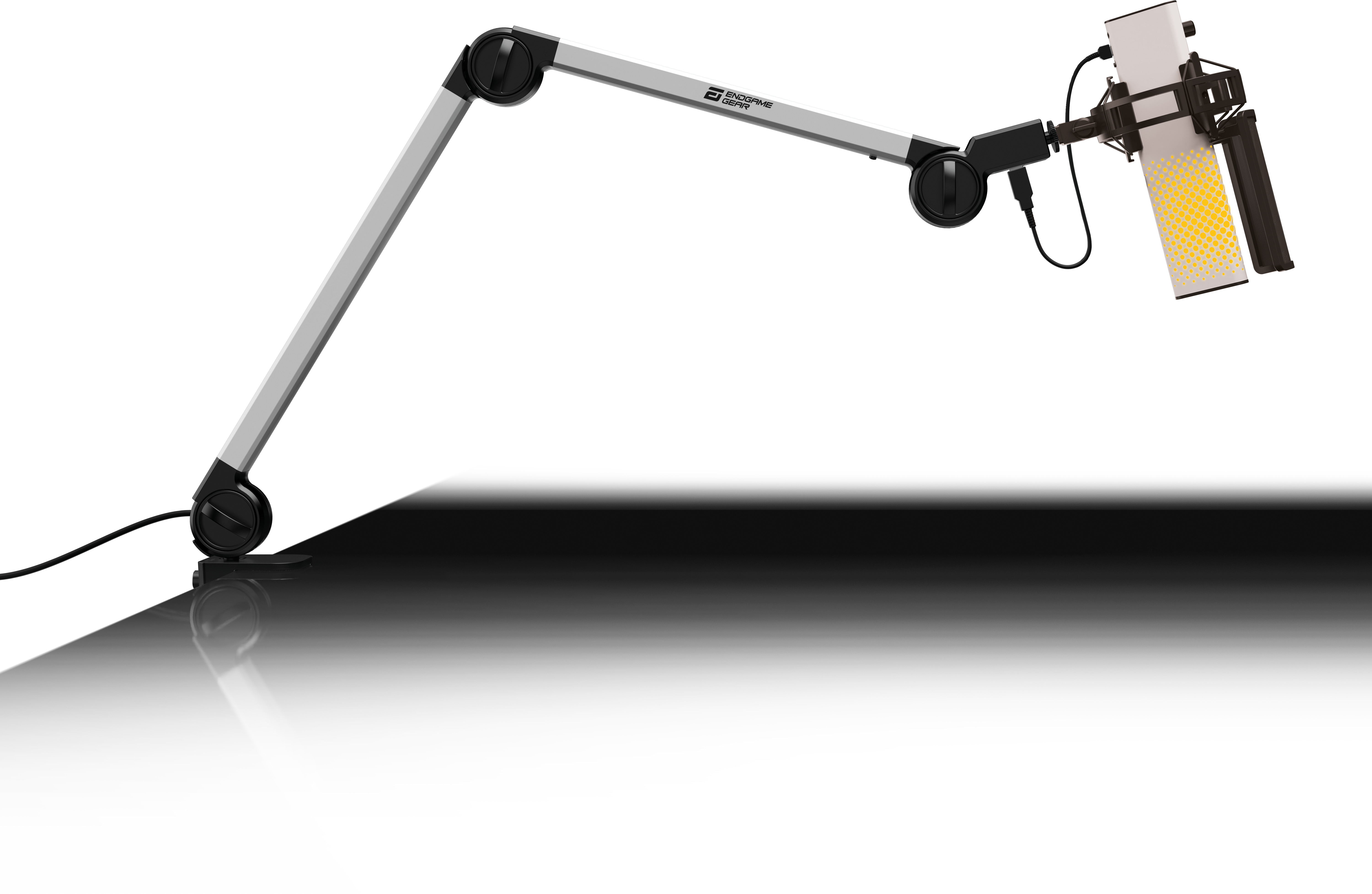 Endgame Gear - Brazo para Micrófono Endgame Gear MicArm - Blanco