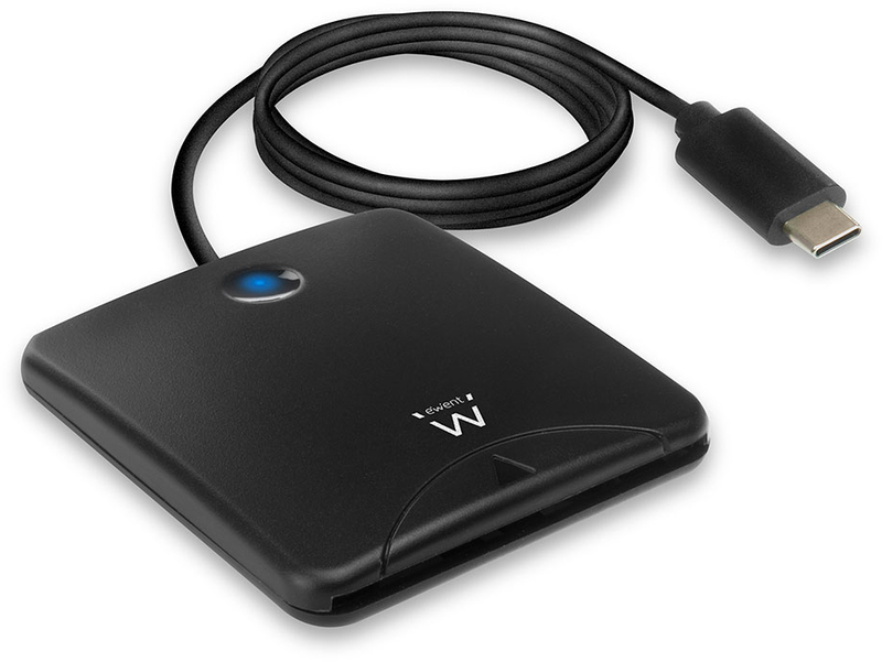 Picture of Picture of Lector de Tarjetas Inteligentes Ewent USB Tipo C Negro
