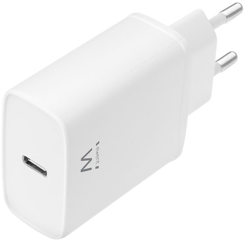 Picture of Picture of Cargador Tomas Ewent 1 Porta USB Type C 20W Blanco