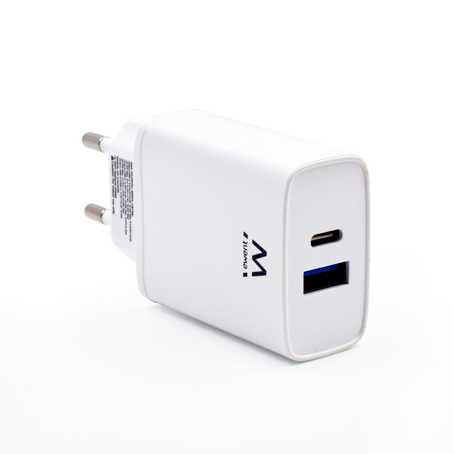 Picture of Picture of Cargador Ewent USB-C / QC3.0 Fast Charger 20W Blanco