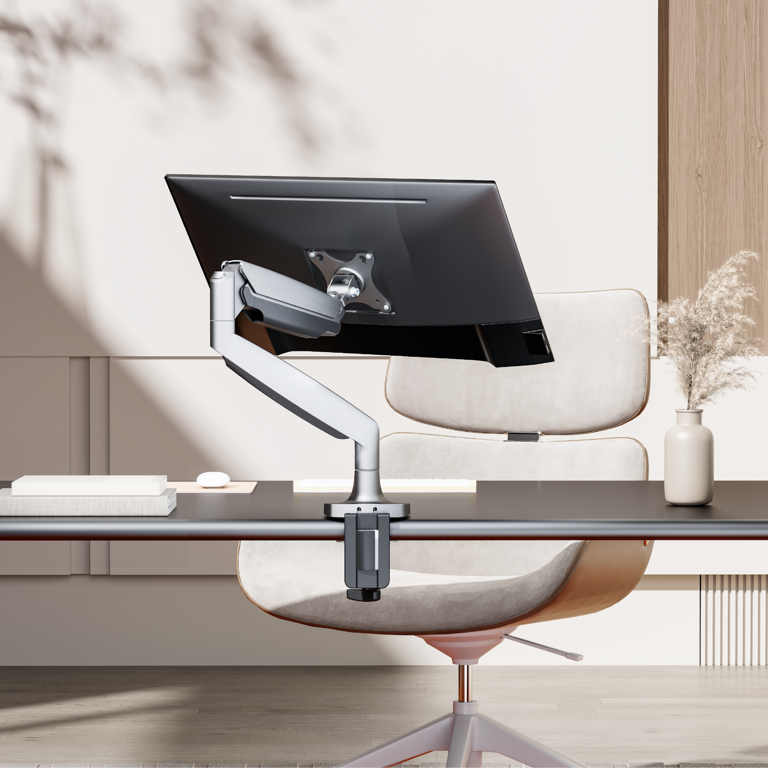 Ewent - Soporte de Monitor Ewent EW1527 Heavy-Duty 1 Monitor 17" - 45" Articulado Gris