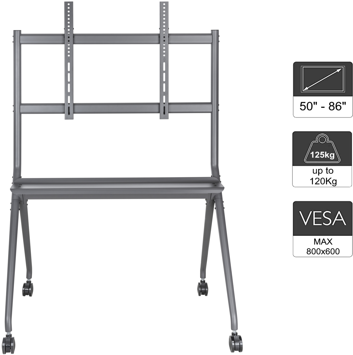Ewent - Soporte Móvil Ewent EW1542 TV Mounting Bracket XL 50" - 86"