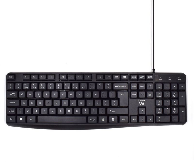 Picture of Picture of Teclado Ewent Business USB Quiet Typing PT Negro