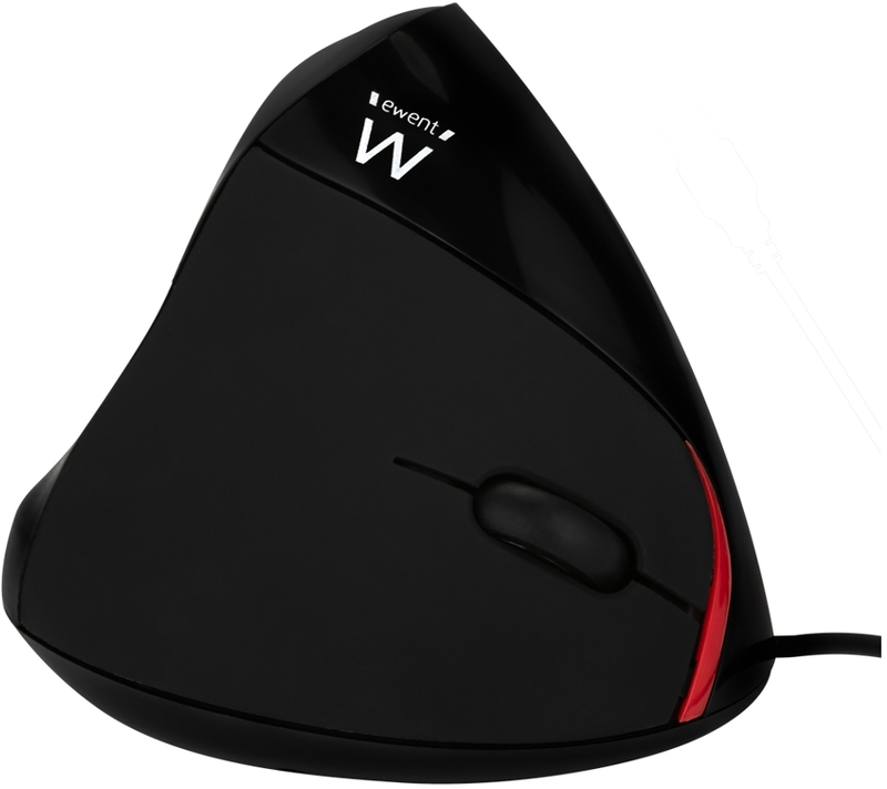 Picture of Picture of Ratón Vertical Ewent 1000 DPI Ergonómico USB 2.0 Negro