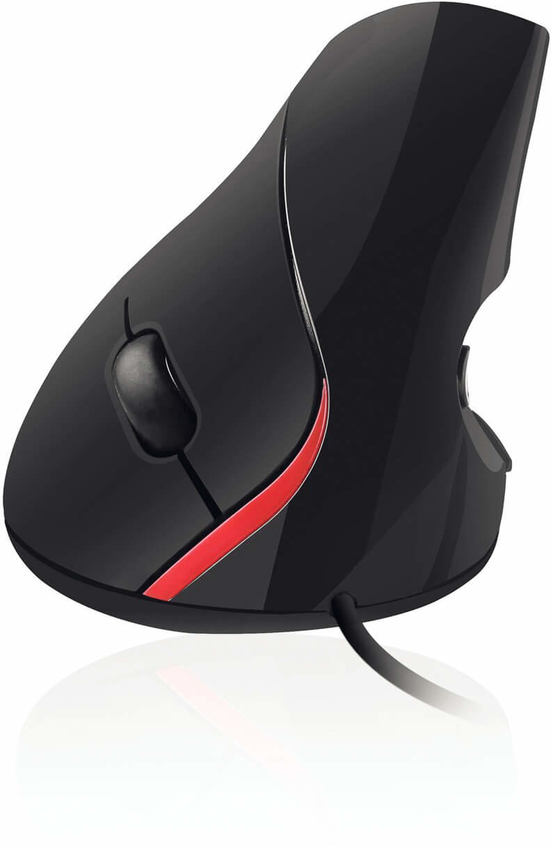 Picture of Picture of Ratón Vertical Ewent 1000 DPI Ergonómico USB 2.0 Negro