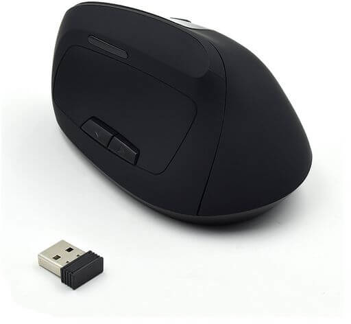 Picture of Picture of Ratón Vertical Ewent até 1600 DPI Wireless Ergonómico Negro