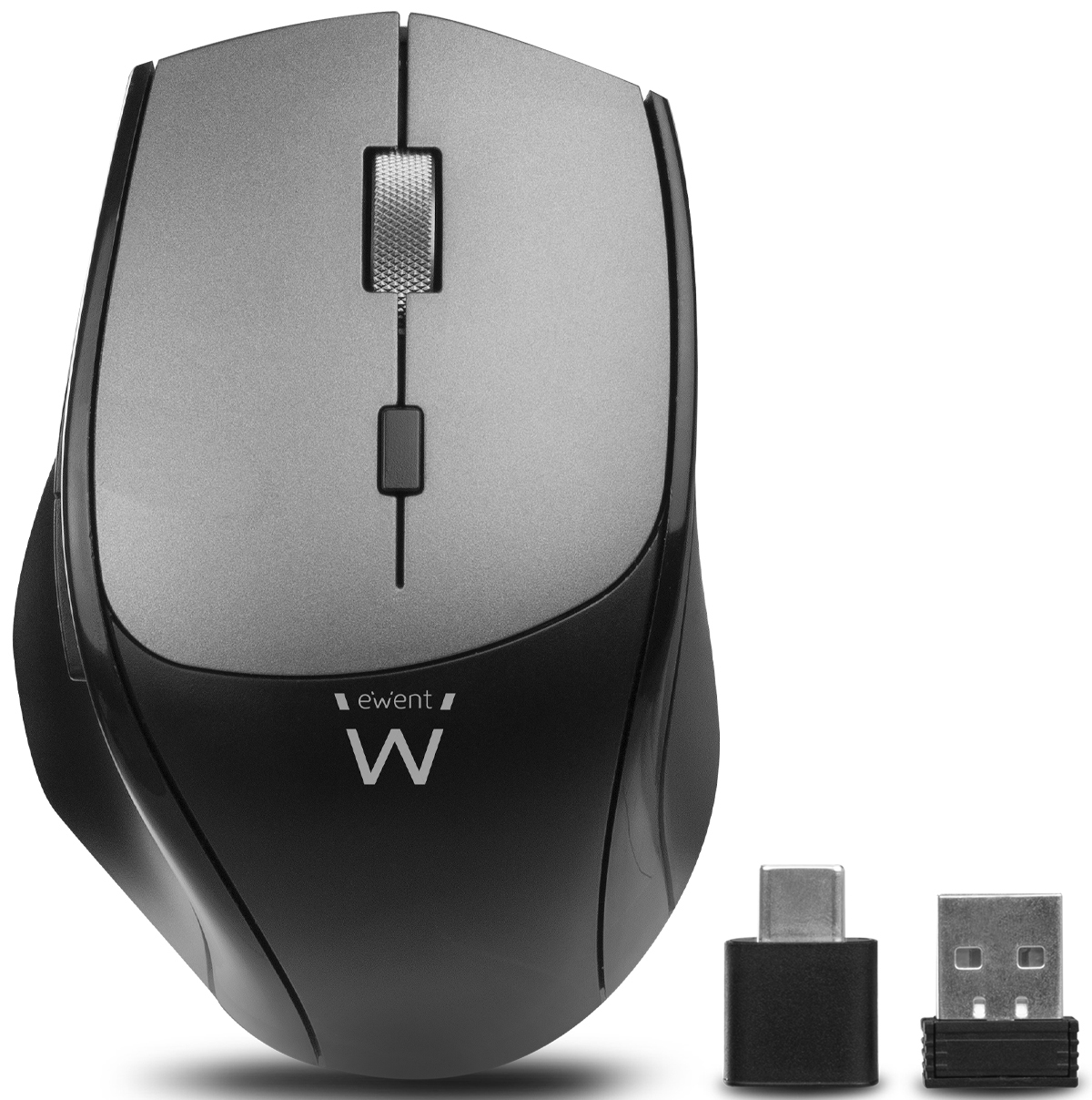 Picture of Picture of Ratón Ewent EW3245 Wireless Dual Connect (USB-A y USB-C) 2400DPI Negro