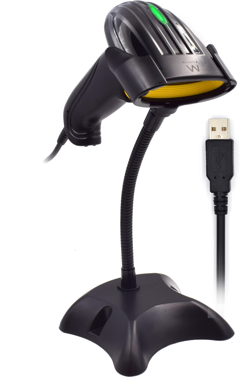 Ewent - Lector Código Barras Ewent EW3400 USB Laser 1D c/ base