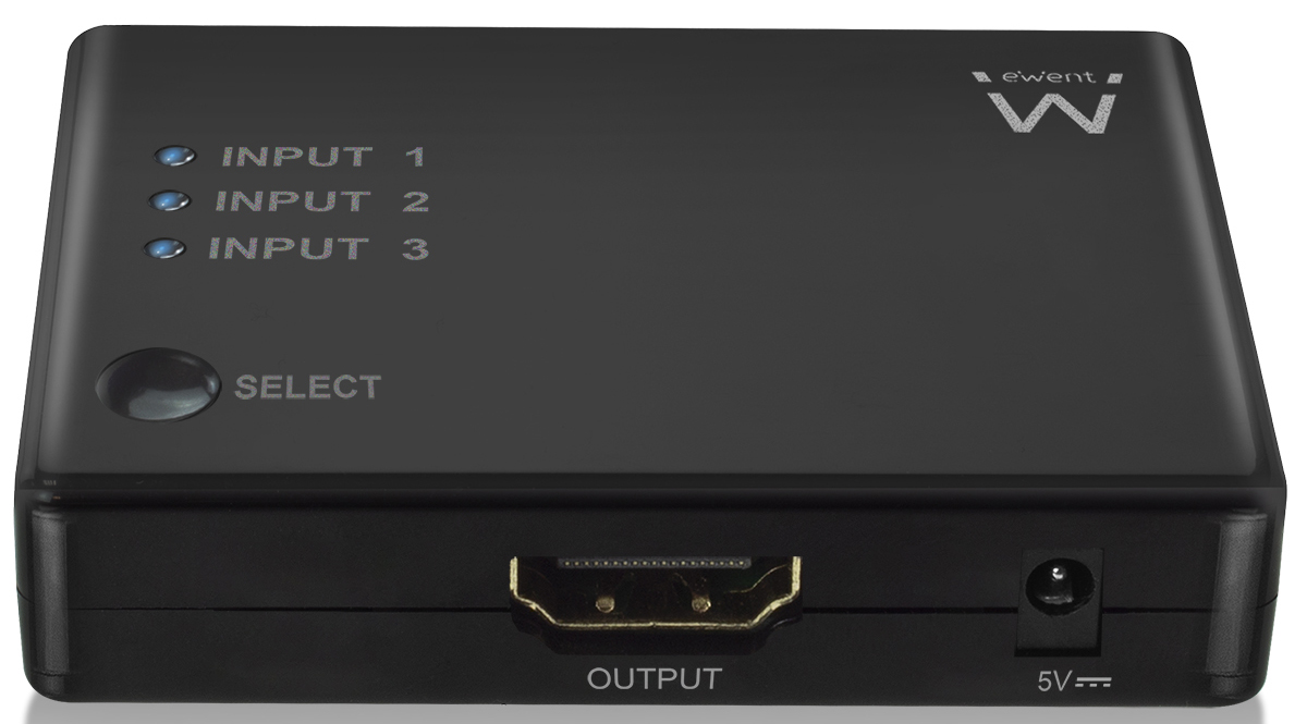 Picture of Picture of Switch HDMI Ewent 3 Portas 4K@30Hz