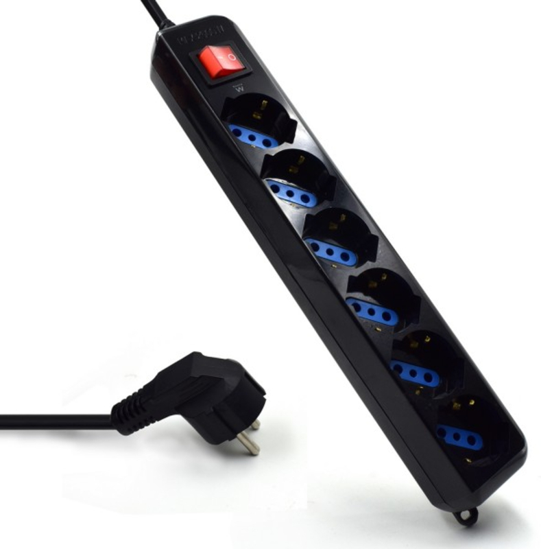 Picture of Picture of Regleta Ewent 6 Tomas 16A com Switch On/Off Negro