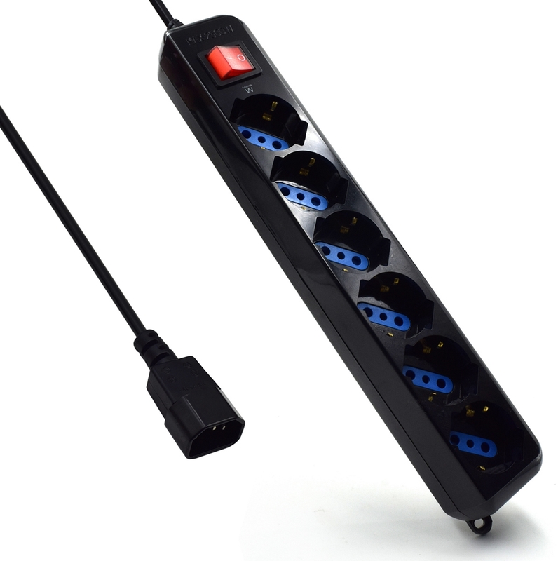 Ewent - Regleta Ewent para UPS 6 Tomas 1.5 M