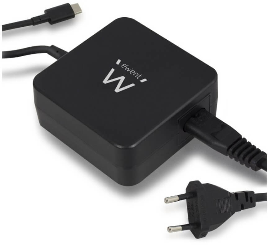 Ewent - Cargador de Portátil Ewent USB Tipo C 65W