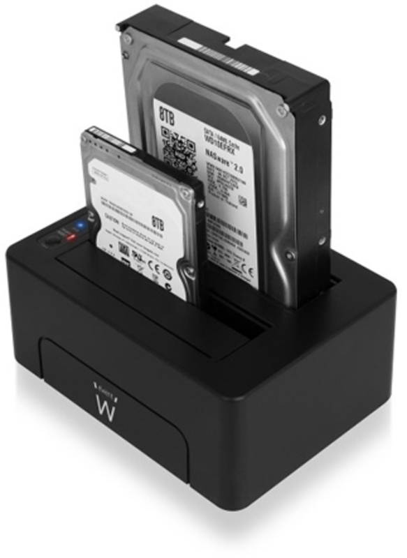 Ewent - Dock HDD Ewent para Dual SSD/HDD 3.5" y 2.5" SATA - USB3.1 Gen 1