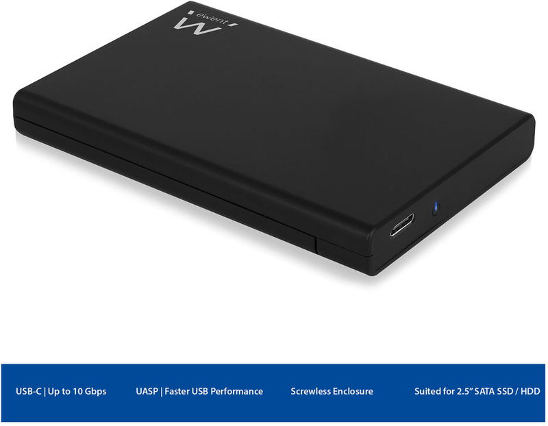 Picture of Picture of Caja HDD/SSD Ewent 2.5" USB-C 3.2 Gen2 SATA HDD/SSD