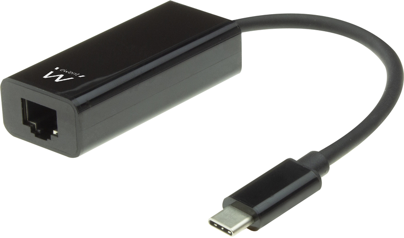 Picture of Picture of Adaptador Gigabit Ewent USB-C para Gigabit Negro