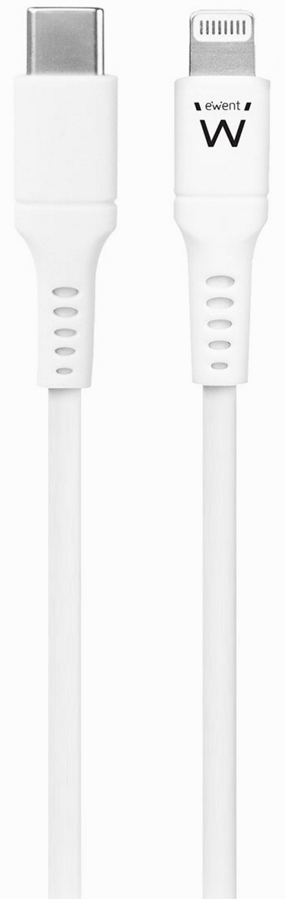 Ewent - Cable Ewent USB/C para Lightning 2 M Blanco