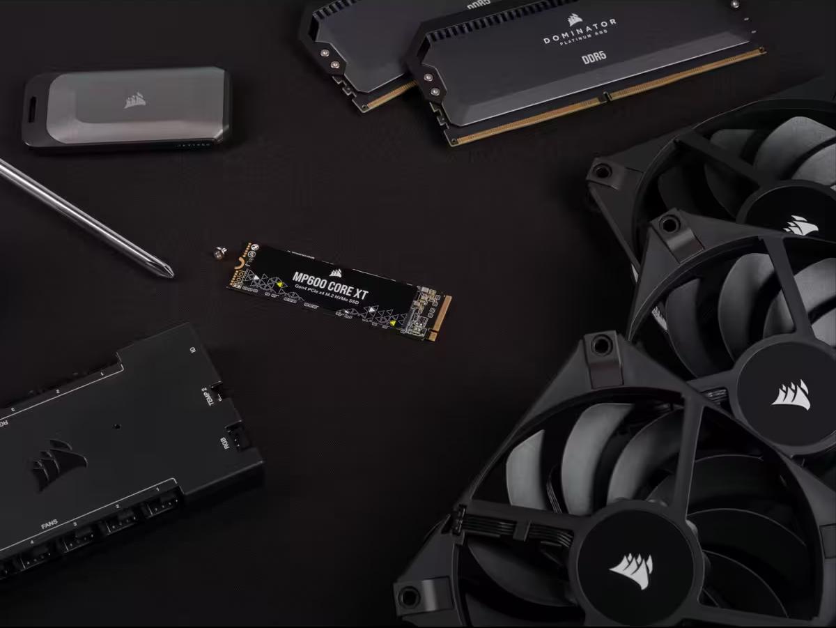 Corsair - SSD Corsair MP600 Core XT 2TB Gen4 M.2 NVMe (5000/4400MB/s)