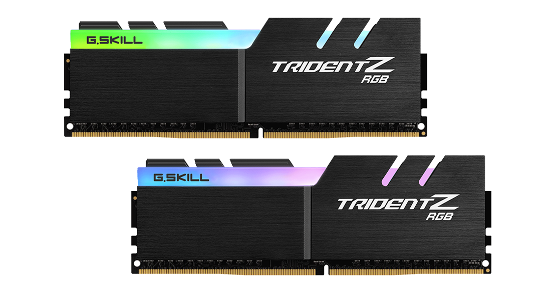 - G.Skill Kit 16GB (2 X 8GB) DDR4 3200MHz Trident Z RGB AMD CL16 Picture of - G.Skill Kit 16GB (2 X 8GB) DDR4 3200MHz Trident Z RGB AMD CL16
