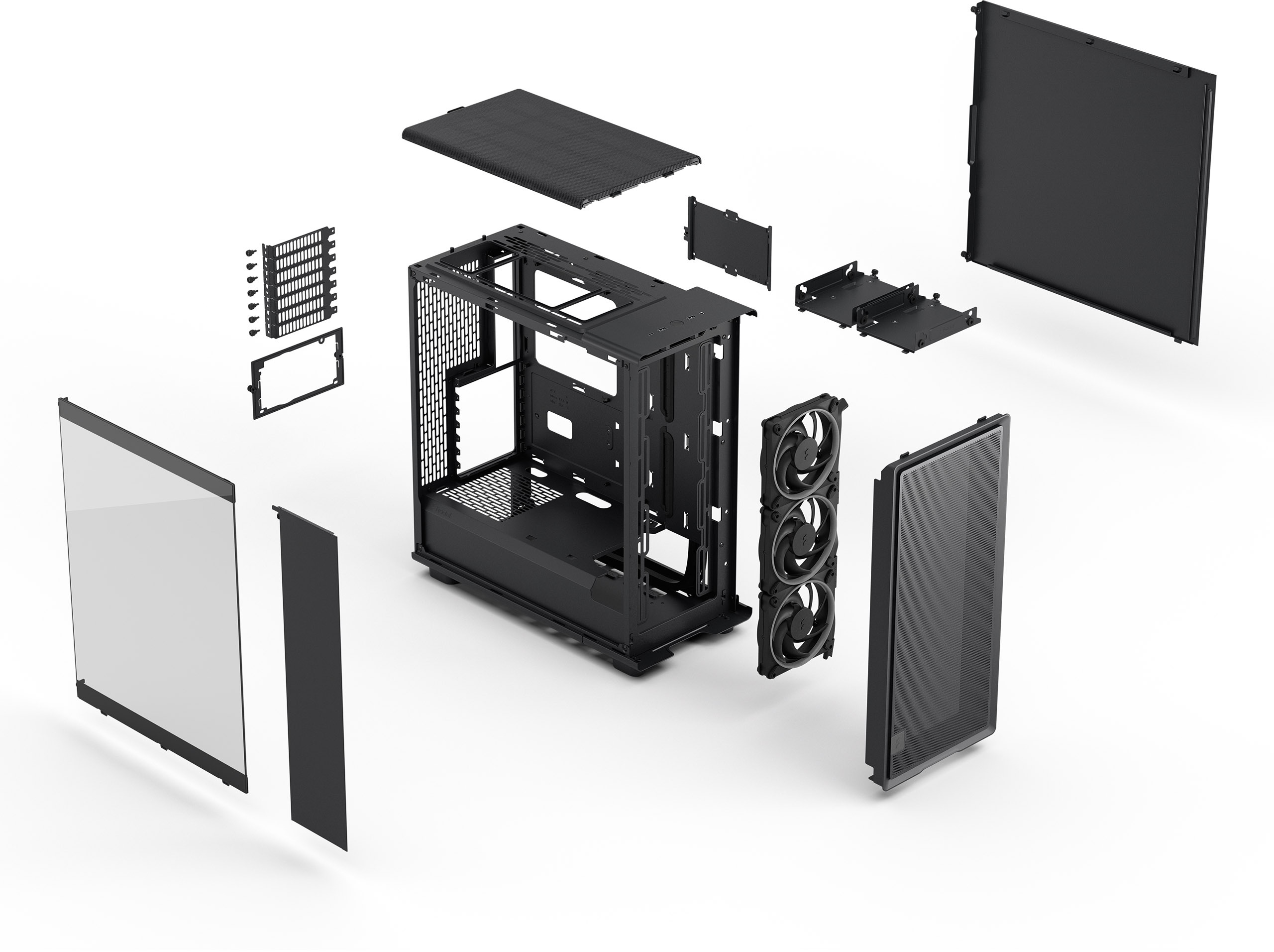 Fractal Design - Torre ATX Fractal Design Epoch Black Tempered Glass RGB Light Tint