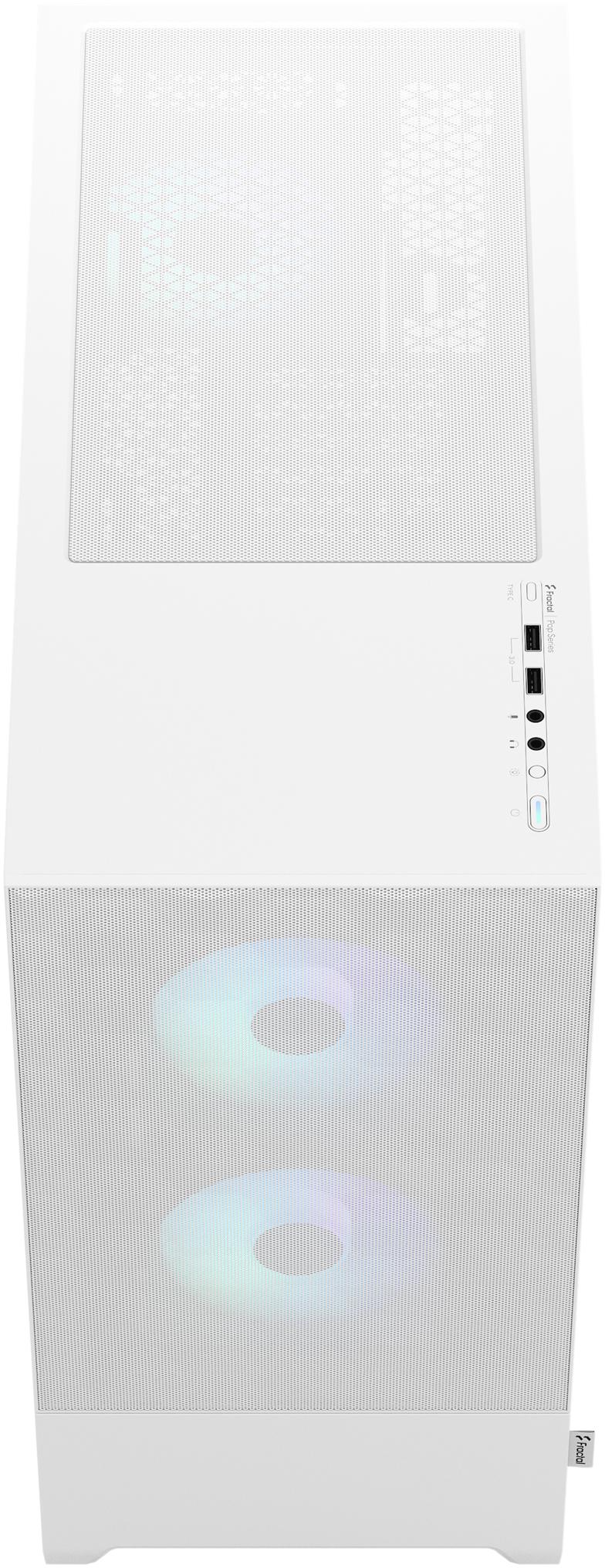 Fractal Design - Torre ATX Fractal Design Pop Air RGB White TG Clear Tint