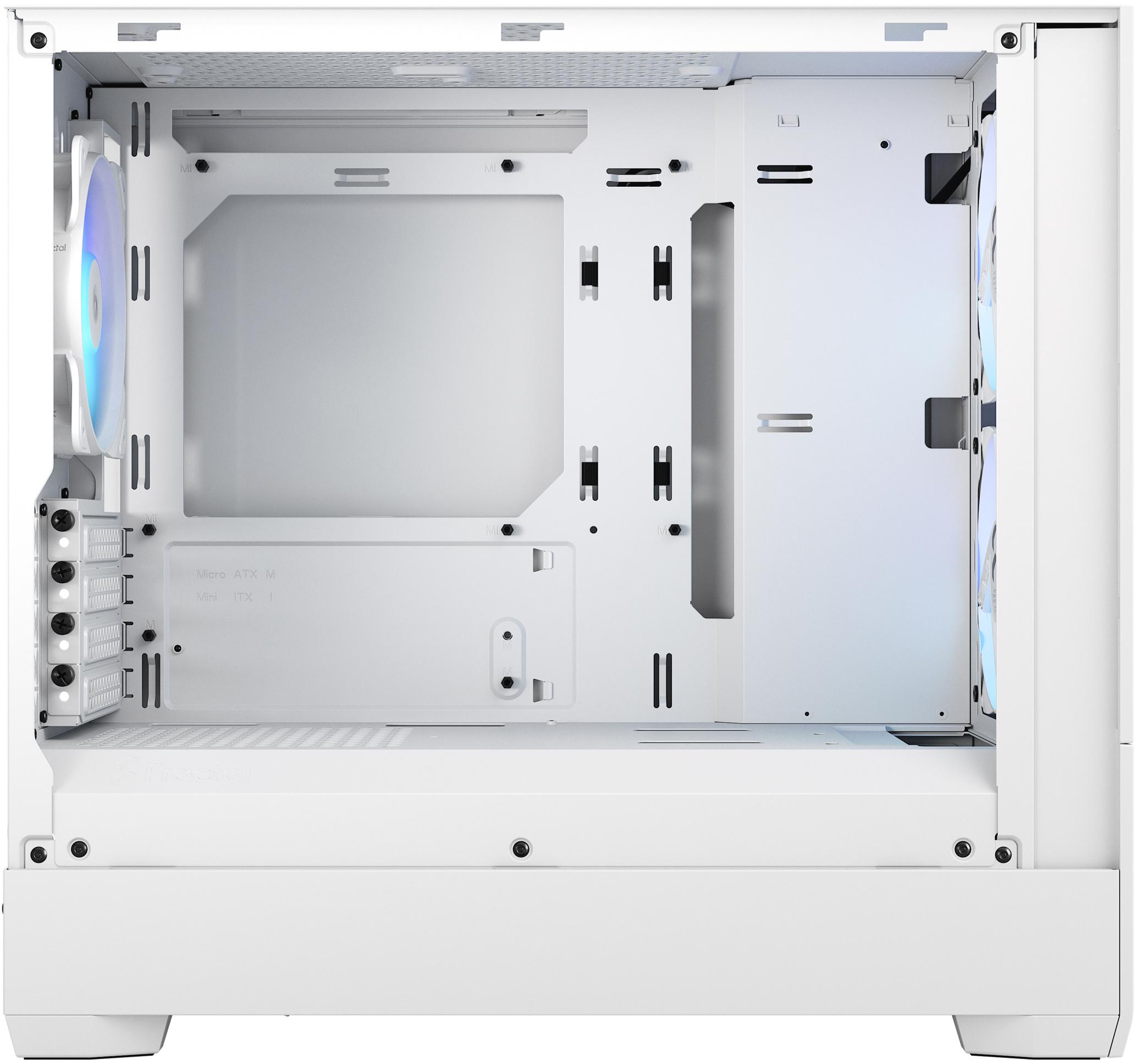 Picture of Picture of Torre Micro-ATX Fractal Design Pop Mini Air RGB White TG Clear Tint