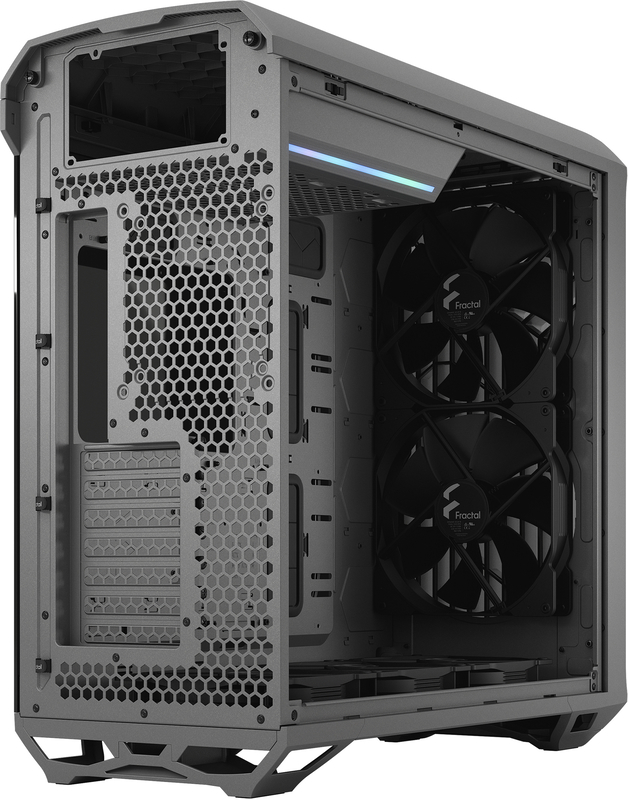 Fractal Design - Torre E-ATX Fractal Design Torrent Gray Cristal Templado Light Tint