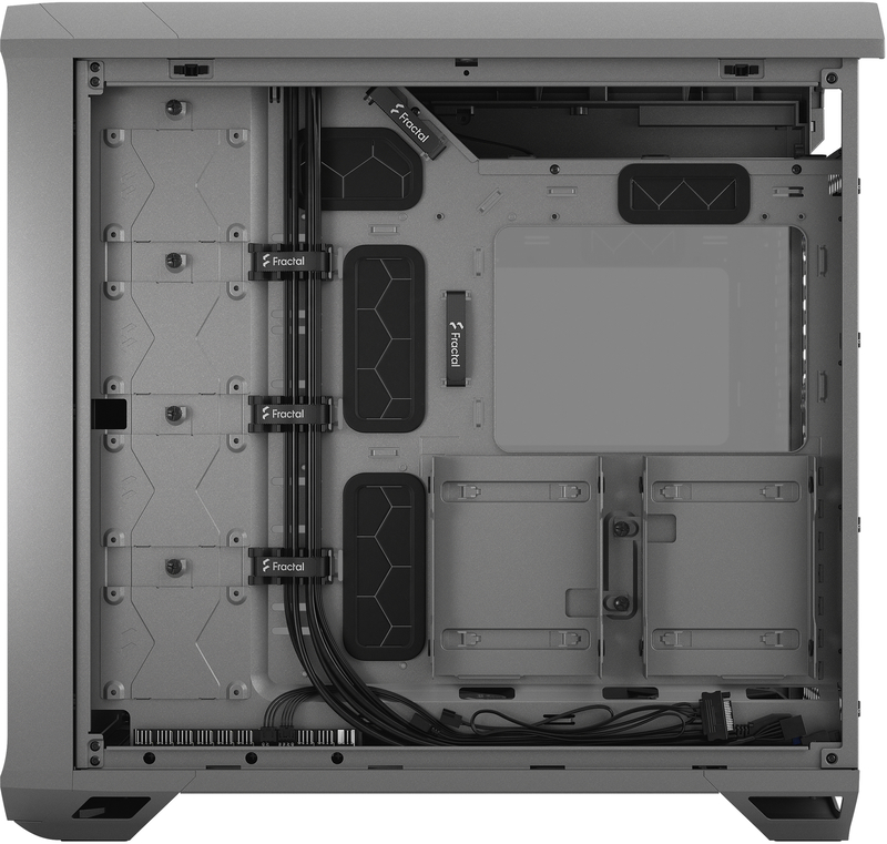 Fractal Design - Torre E-ATX Fractal Design Torrent Gray Cristal Templado Light Tint