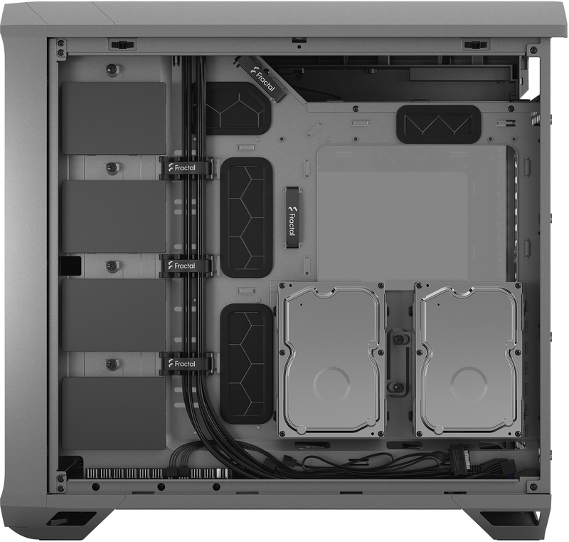 Fractal Design - Torre E-ATX Fractal Design Torrent Gray Cristal Templado Light Tint