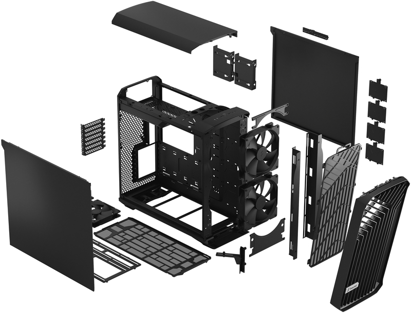 Fractal Design - Torre E-ATX Fractal Design Torrent Black