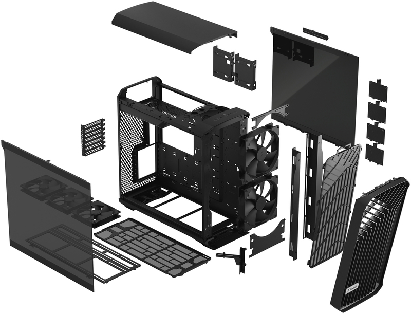 Fractal Design - Torre E-ATX Fractal Design Torrent Negro Templado Dark Tint