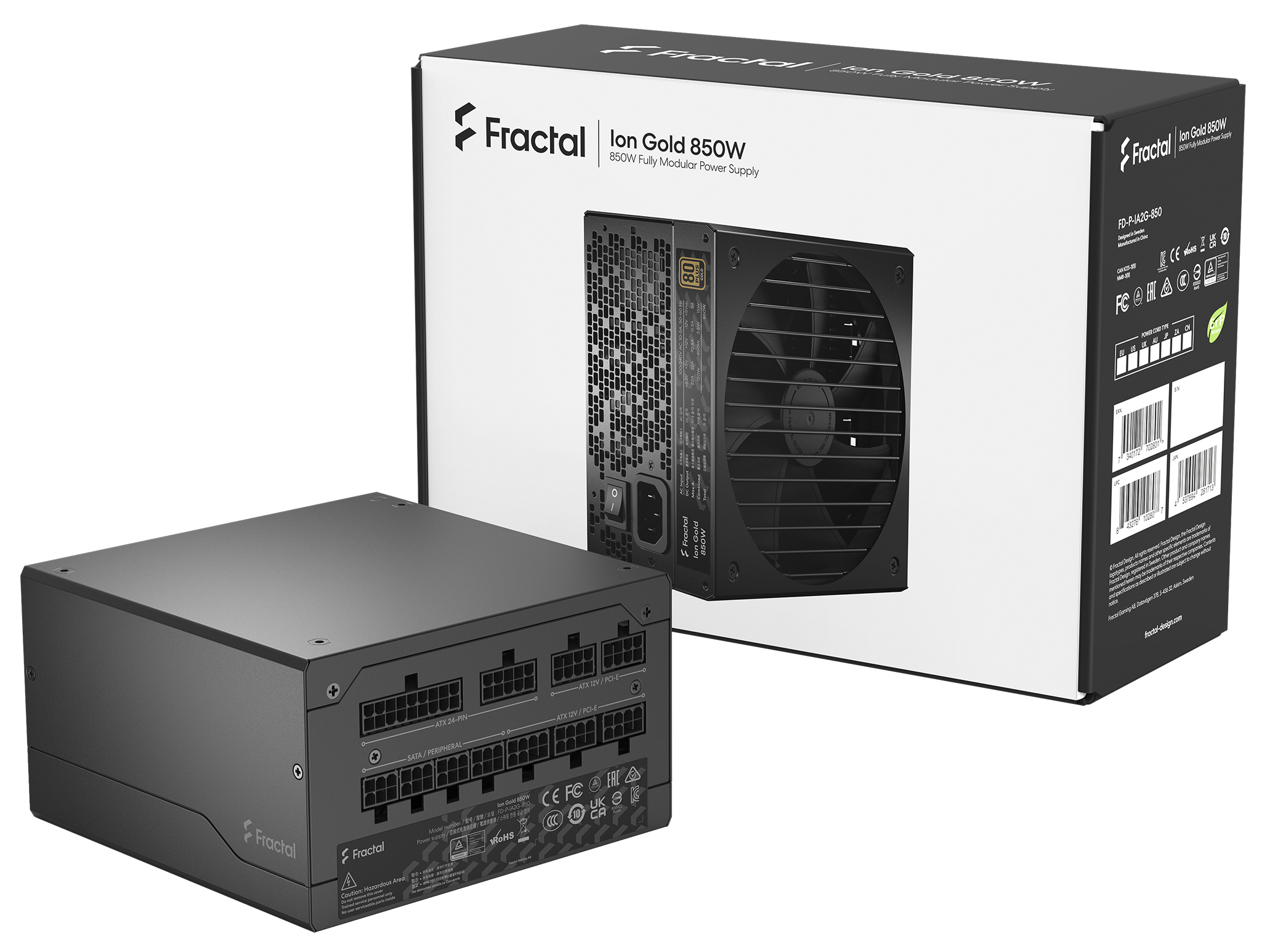 Fractal Design - Fuente Alimentación Fractal Design Ion 850W 80+ Gold Full Modular
