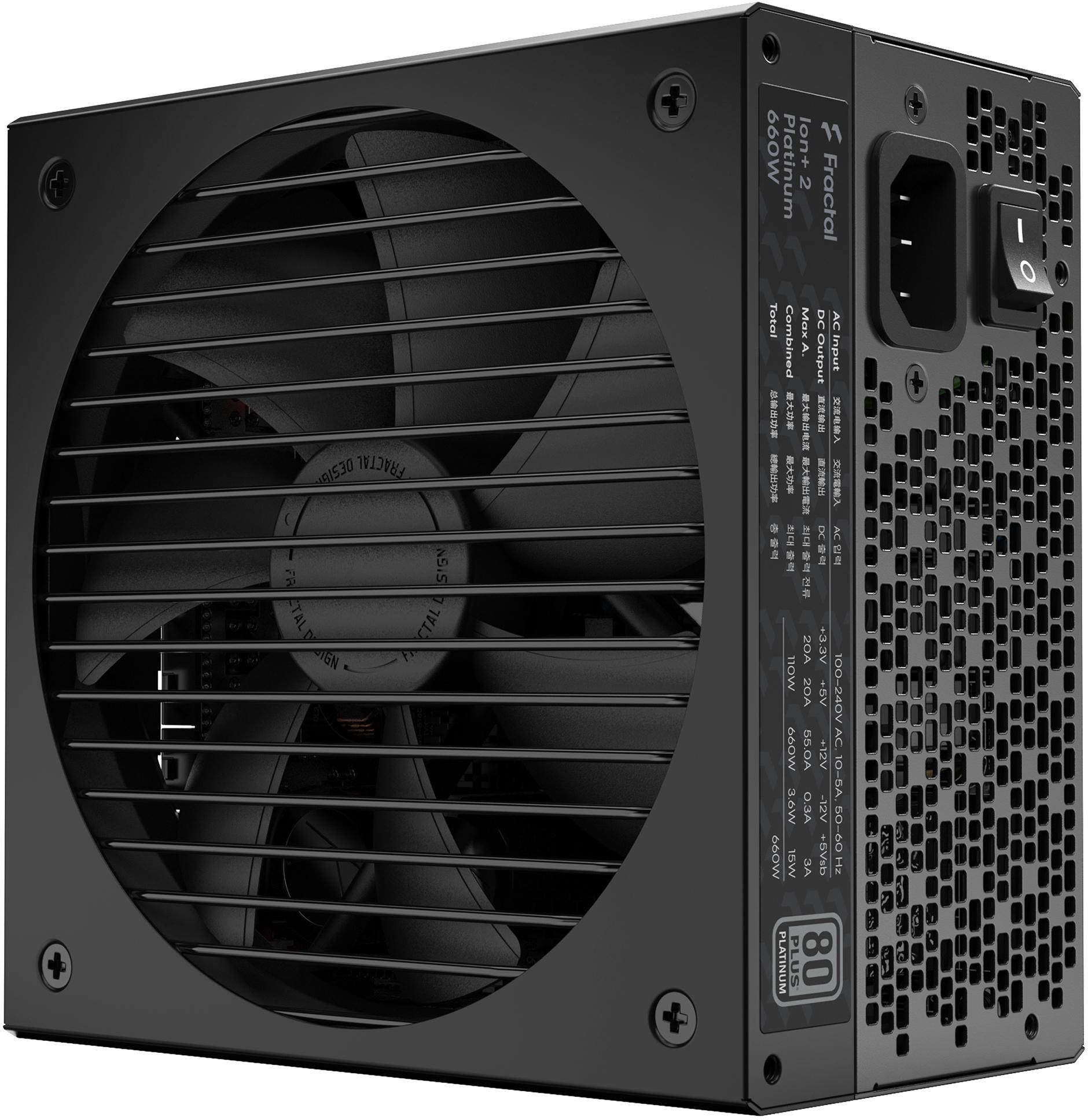 Picture of Picture of Fuente Alimentación Fractal Design Ion+ 2 660W 80+ Platinum Full Modular
