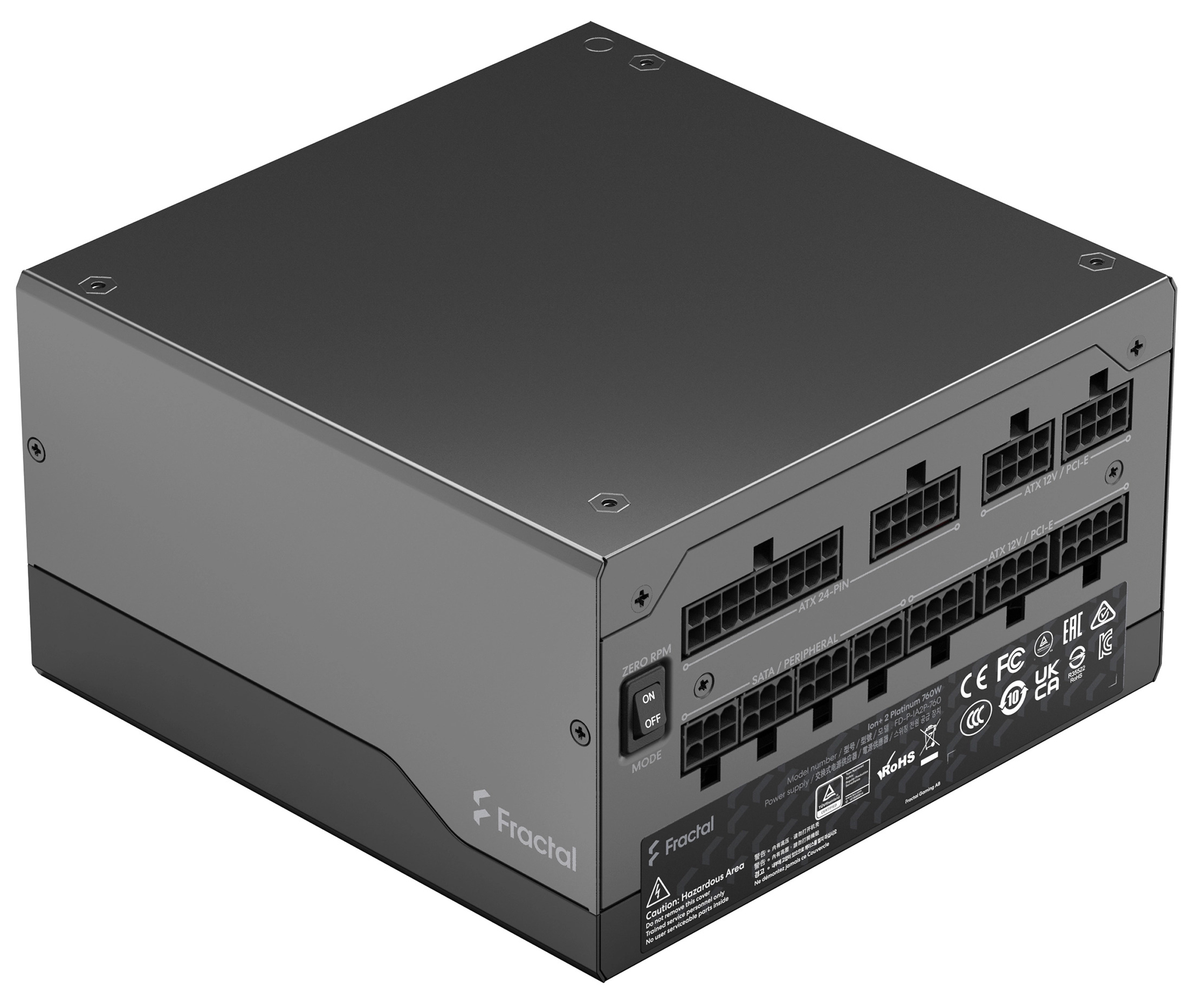 Fractal Design - Fuente Alimentación Fractal Design Ion+ 2 760W 80+ Platinum Full Modular