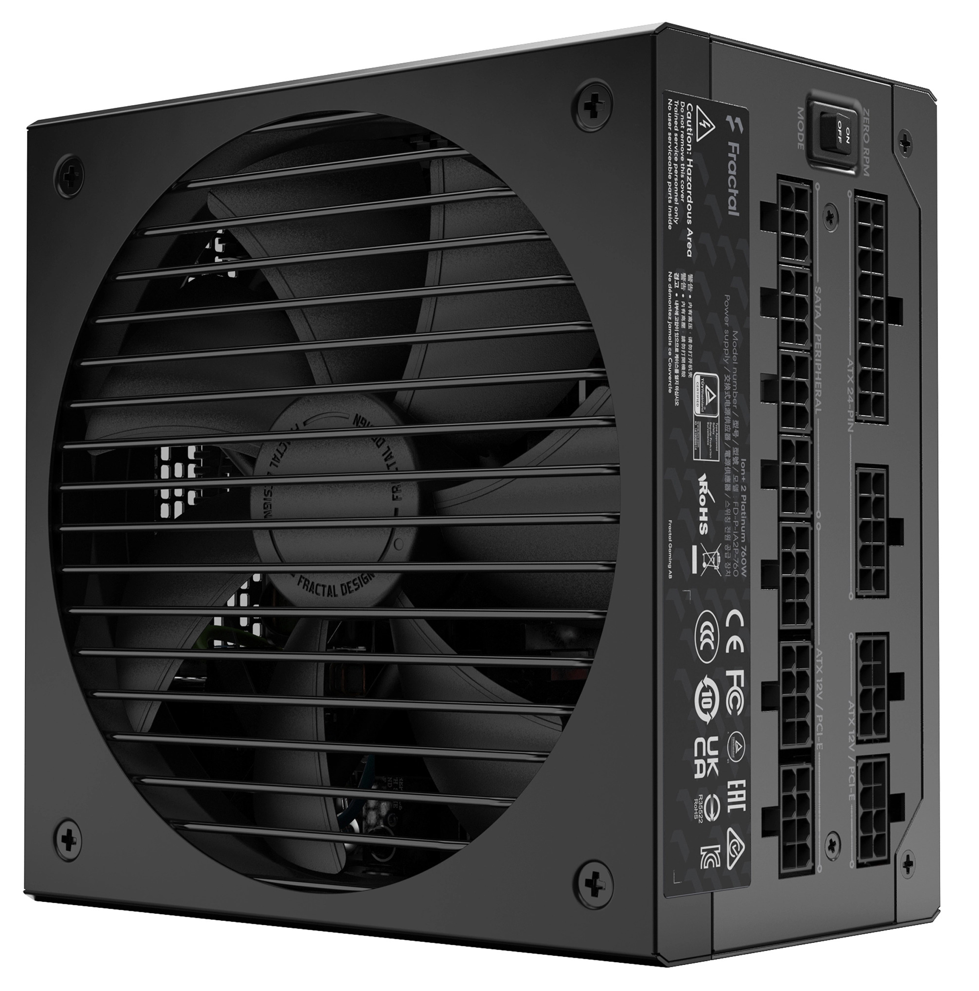Fractal Design - Fuente Alimentación Fractal Design Ion+ 2 760W 80+ Platinum Full Modular
