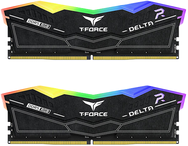 Picture of Picture of Team Group Kit 32GB (2 x 16GB) DDR5 5600MHz Delta RGB Negro CL36